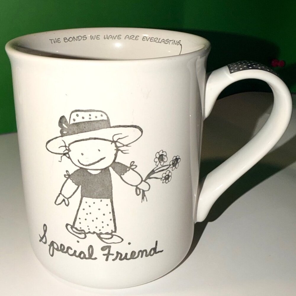 Enesco Children of Inner Light Special Friend Mug Marci 16oz Thailand VTG 90s